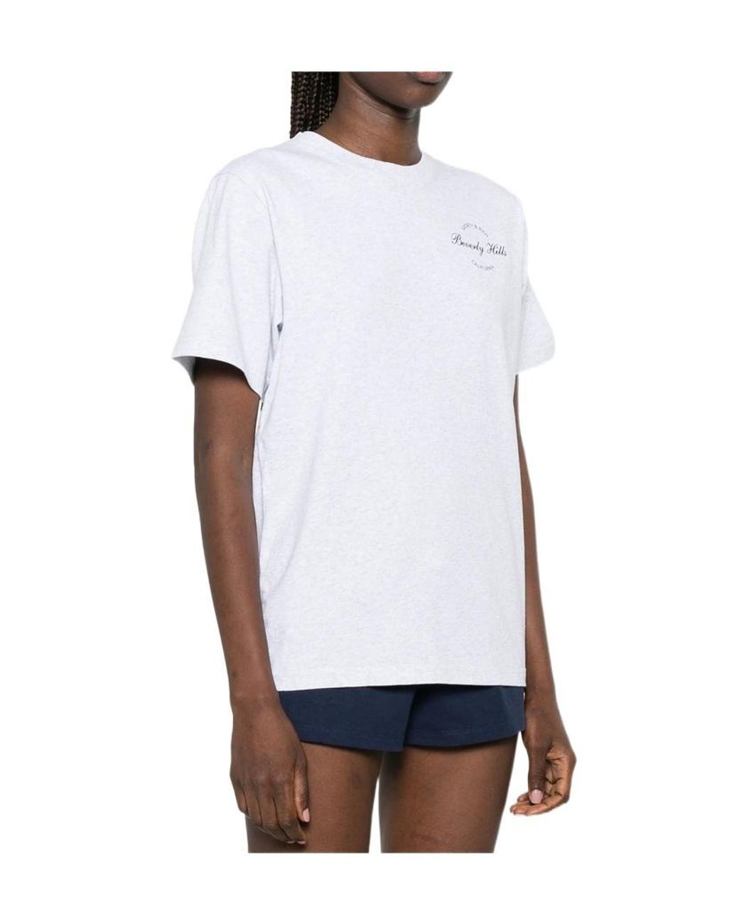 Sporty & Rich White Short-Sleeved T-Shirt