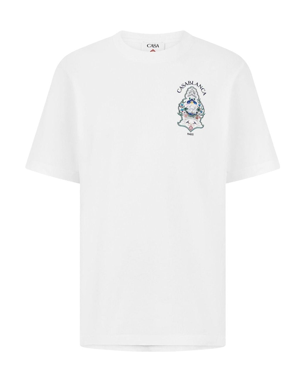 Casablanca White Printed T-Shirt for men