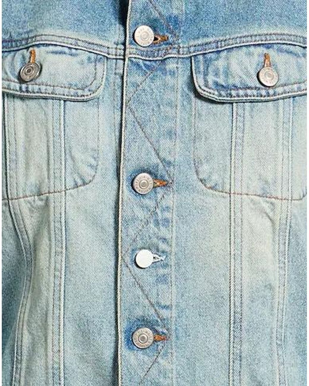 Maison Margiela Blue Minimal Denim Jacket