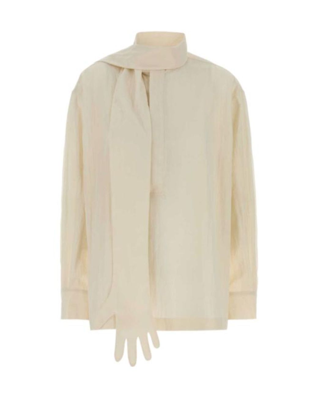 Jean Paul Gaultier White The Glove Blouse