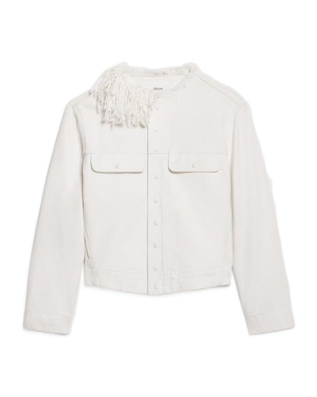 Céline White Chasseur Jacket for men