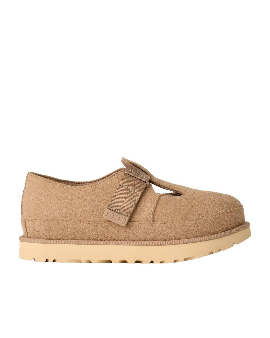 Ugg Natural Goldenstar Mary Jane Strap Detail Loafers