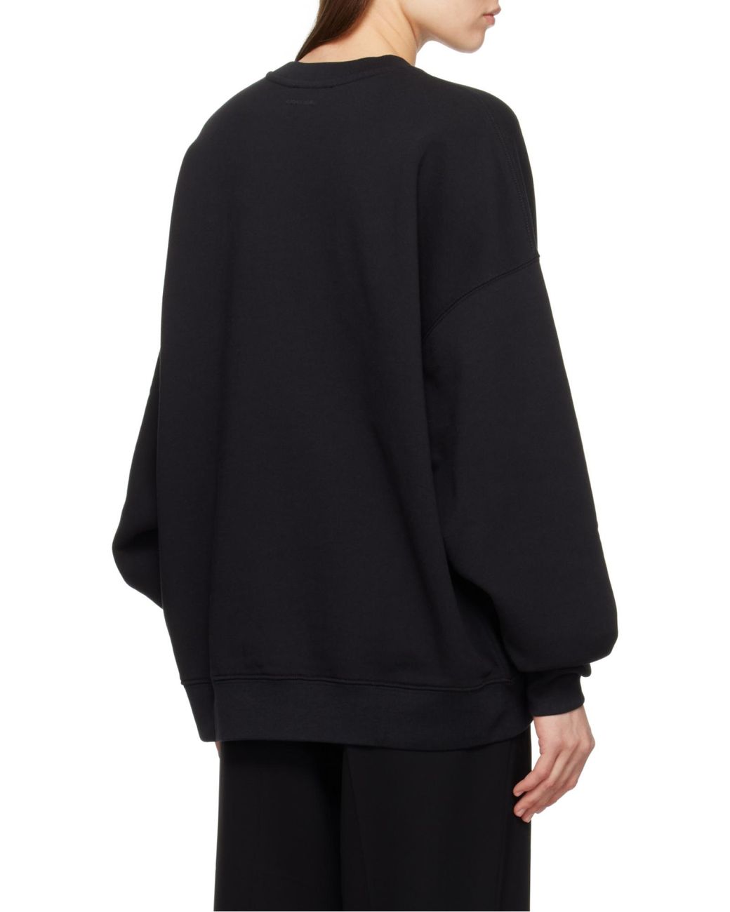 Anine Bing Black Miles Long-Sleeved Hoodie