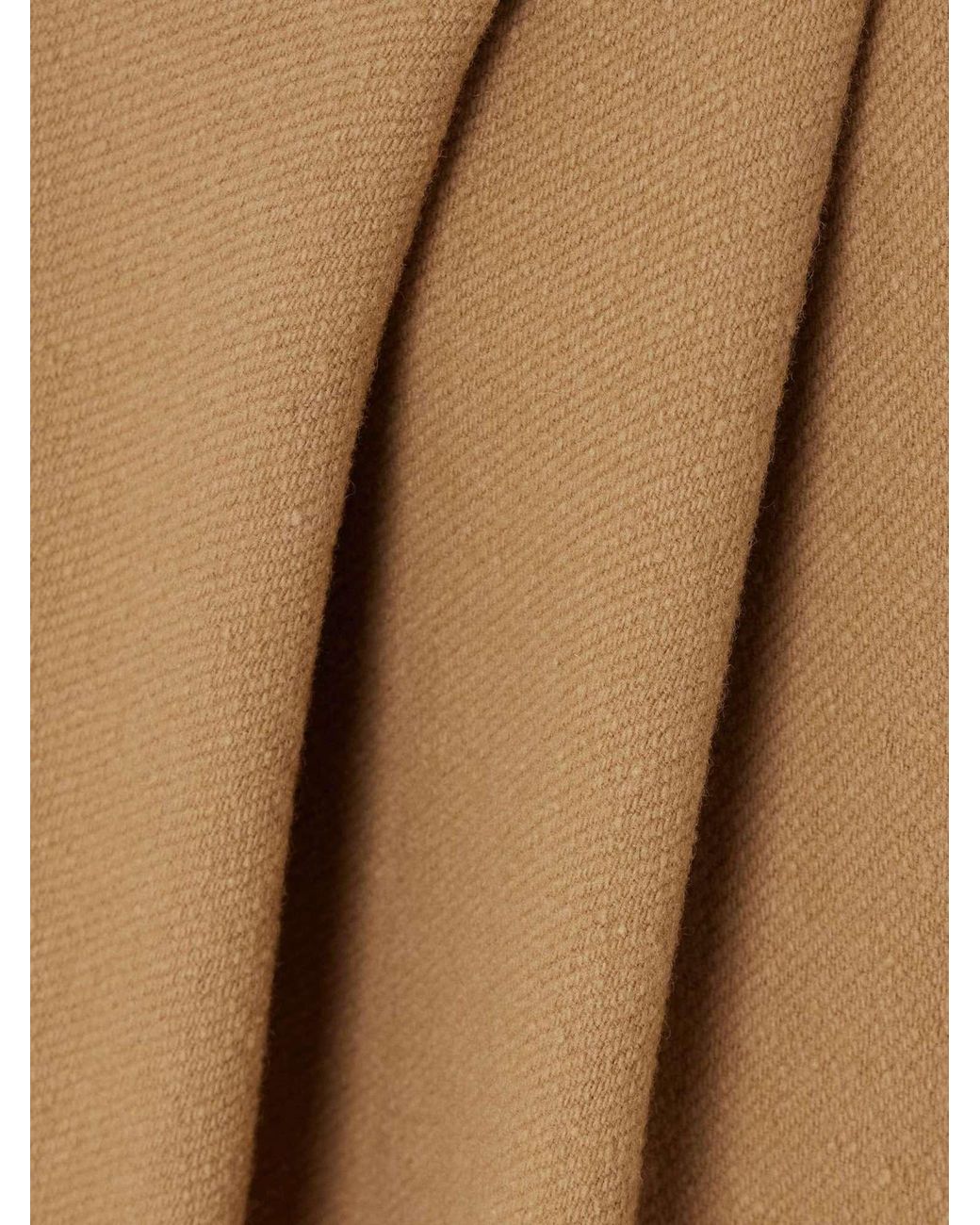 Dries Van Noten Natural Wrap Effect Skirt