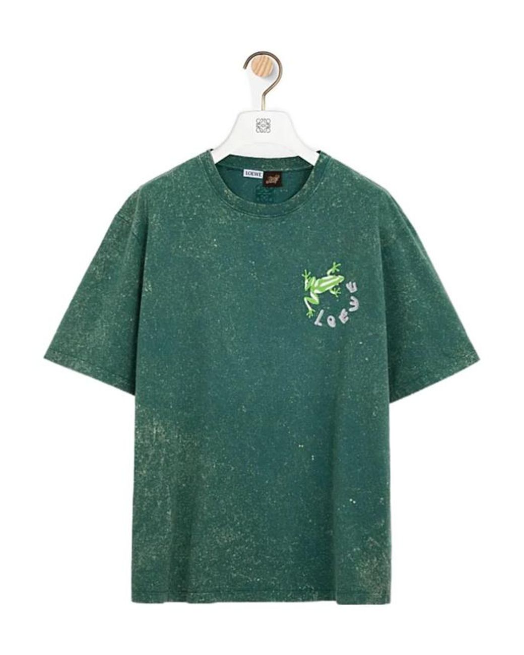 Loewe Green T-Shirt Large En Coton for men