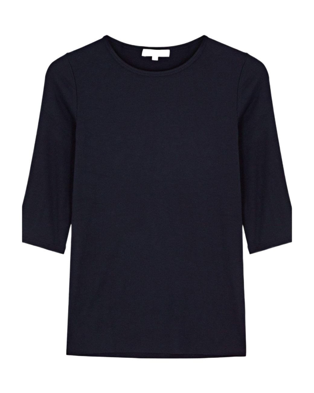 Vince Blue Casual Crew Neck T-Shirt