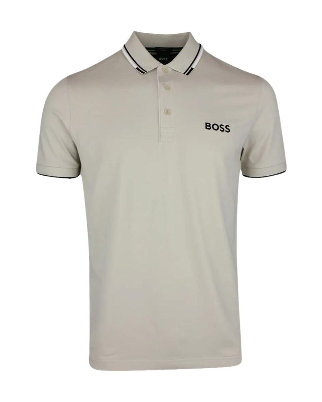 Boss Gray Short-Sleeve Polo Shirt for men