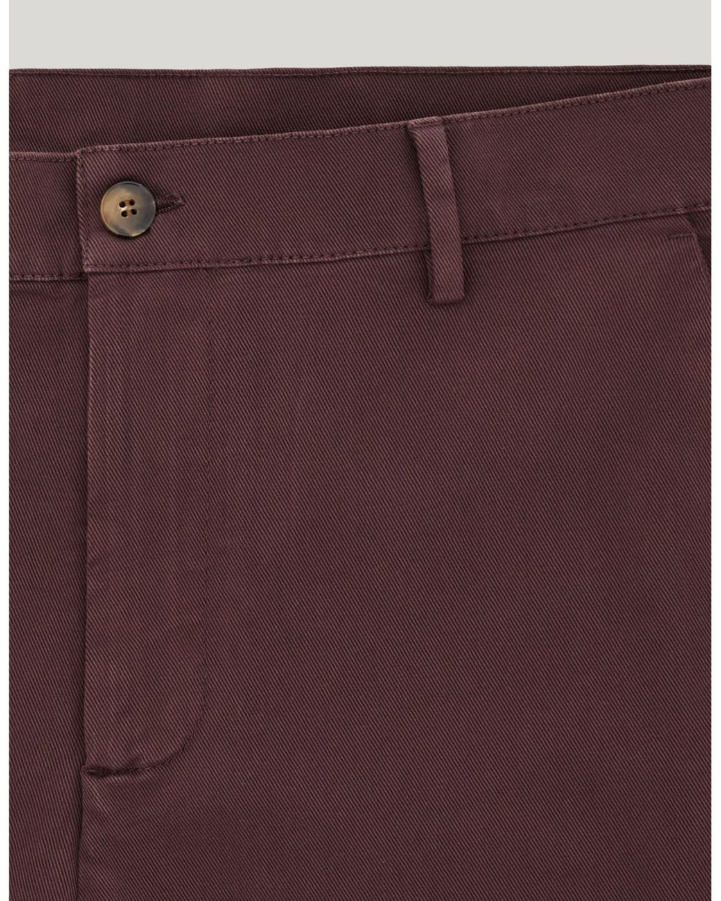 Canali Purple Twill-Weave Trousers for men