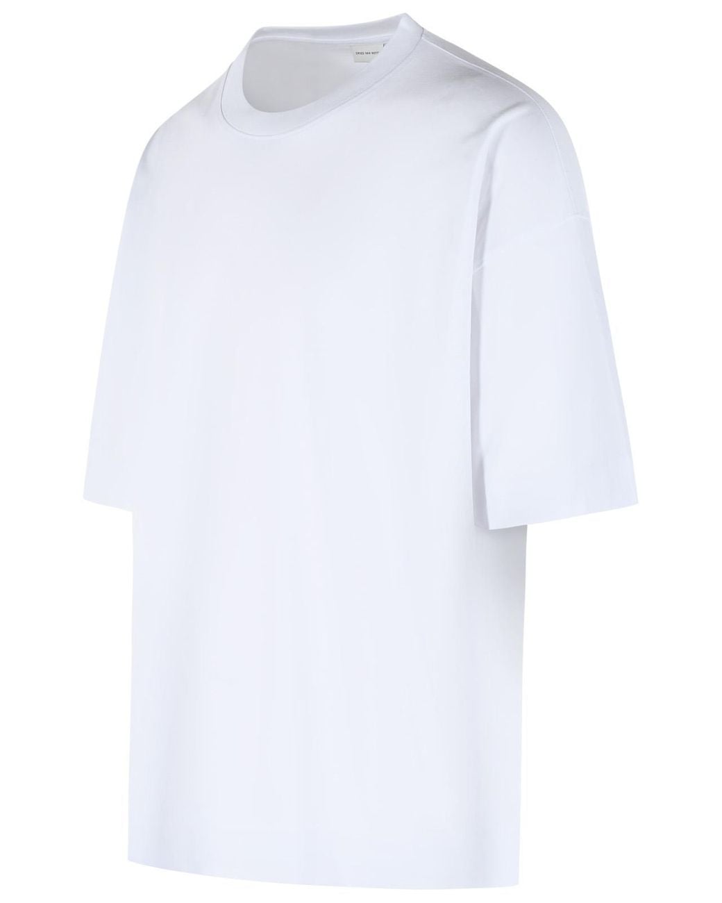 Dries Van Noten White Short-Sleeved T-Shirt for men