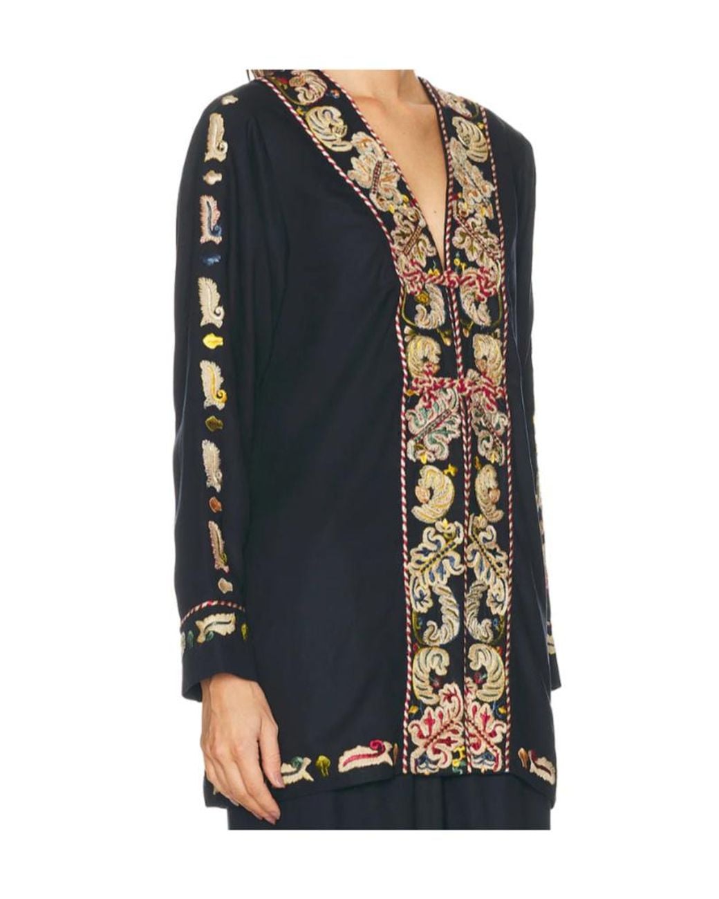 Bode Multicolor Feather Runner Jacket
