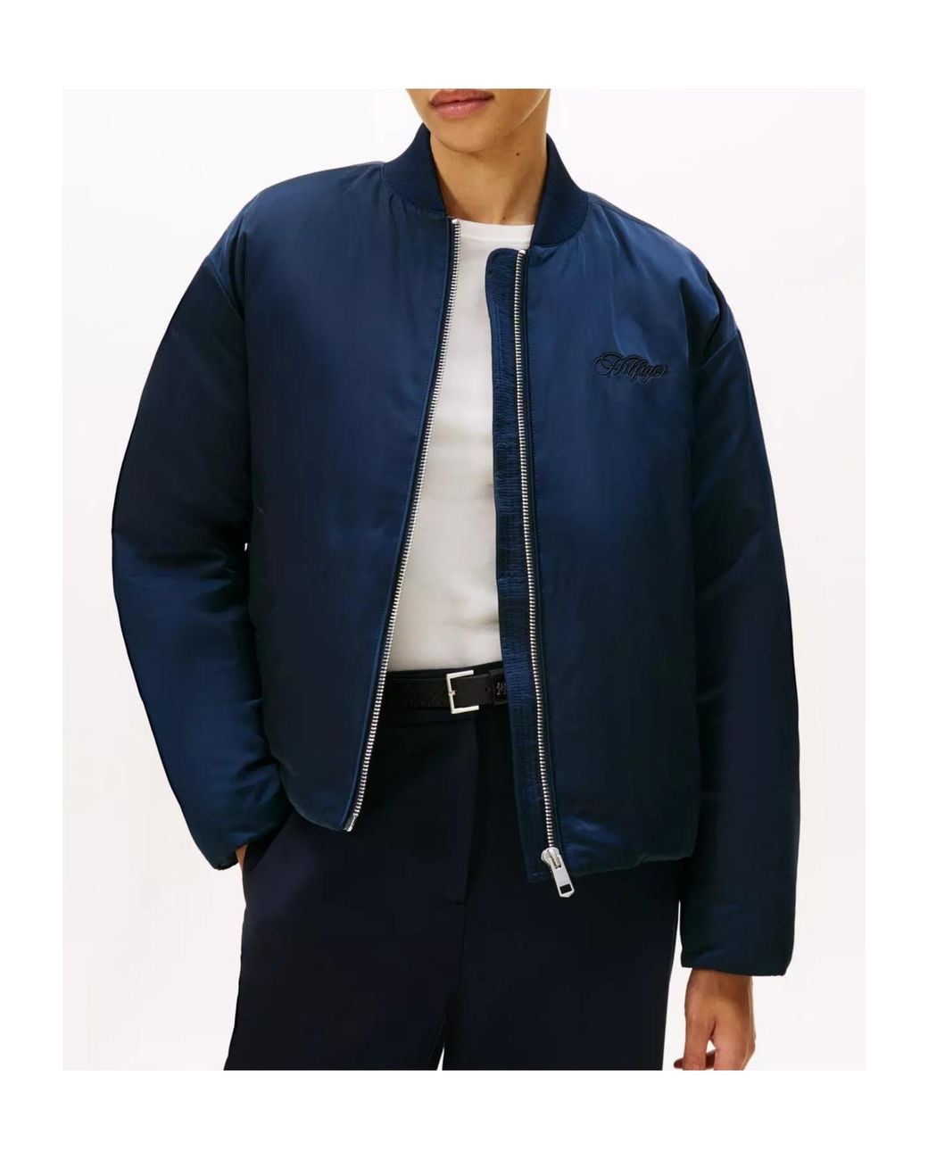 Tommy Hilfiger Blue Bomber Jacket