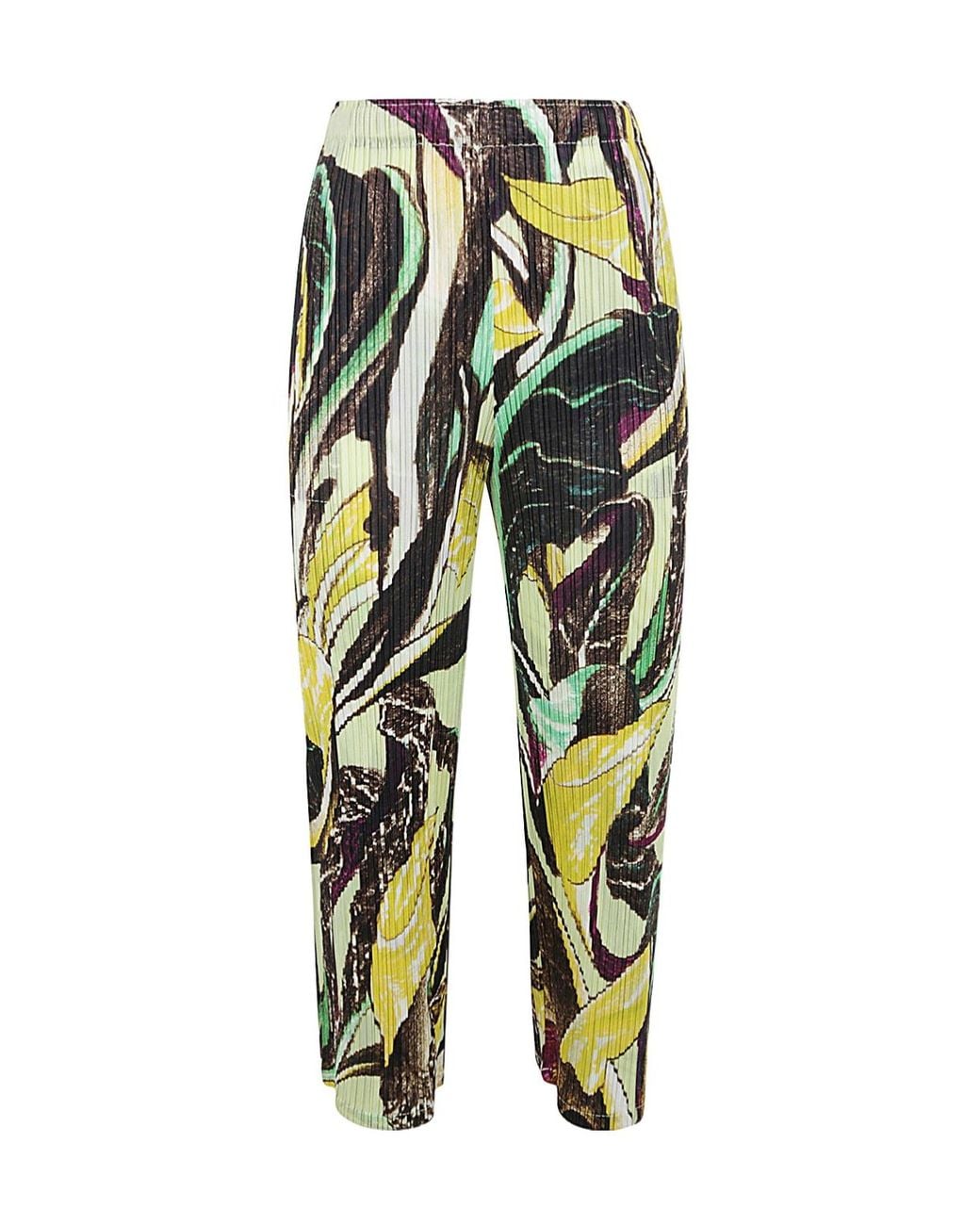Pleats Please Issey Miyake Green Pleats Please By Issey Miyake Tardivo Pants
