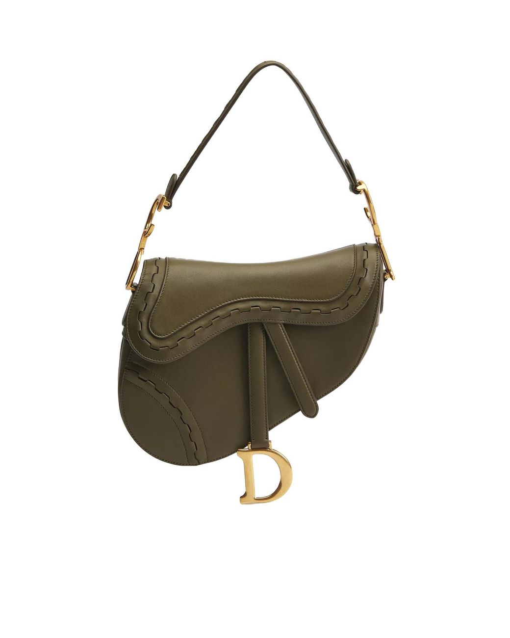Dior Multicolor Saddle Bag With Strap