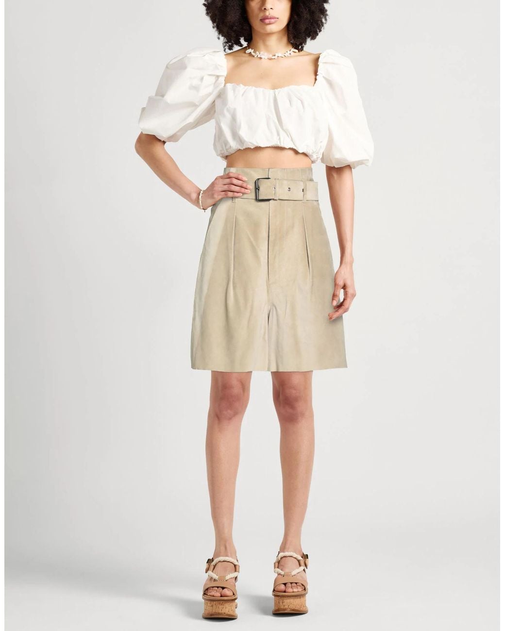 Isabel Marant Natural Shorts Bermuda