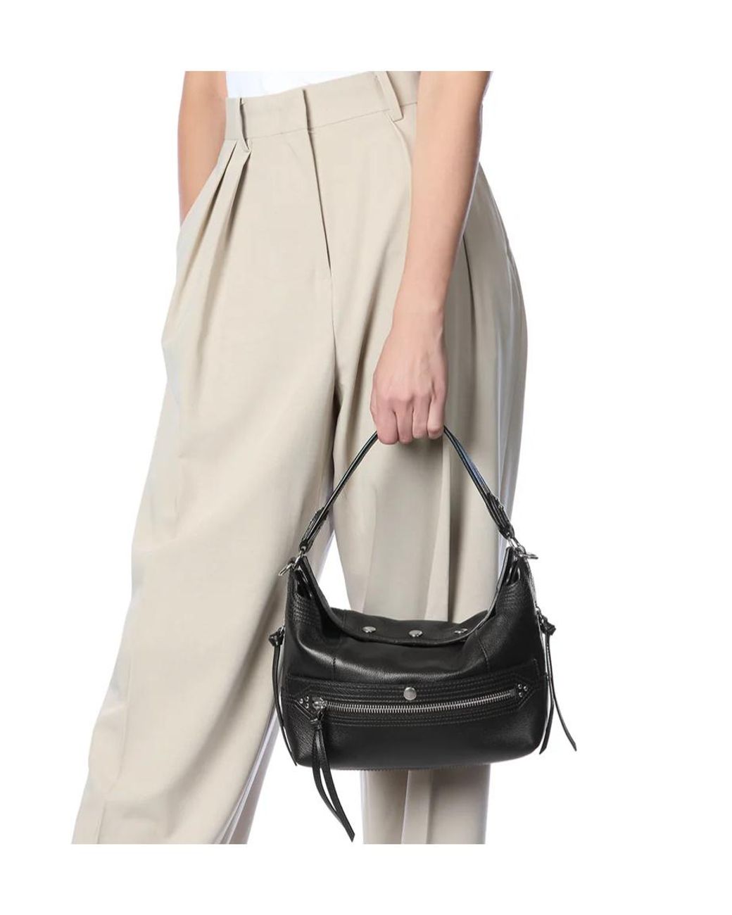 Jérôme Dreyfuss Black Top Handle Shoulder Bag