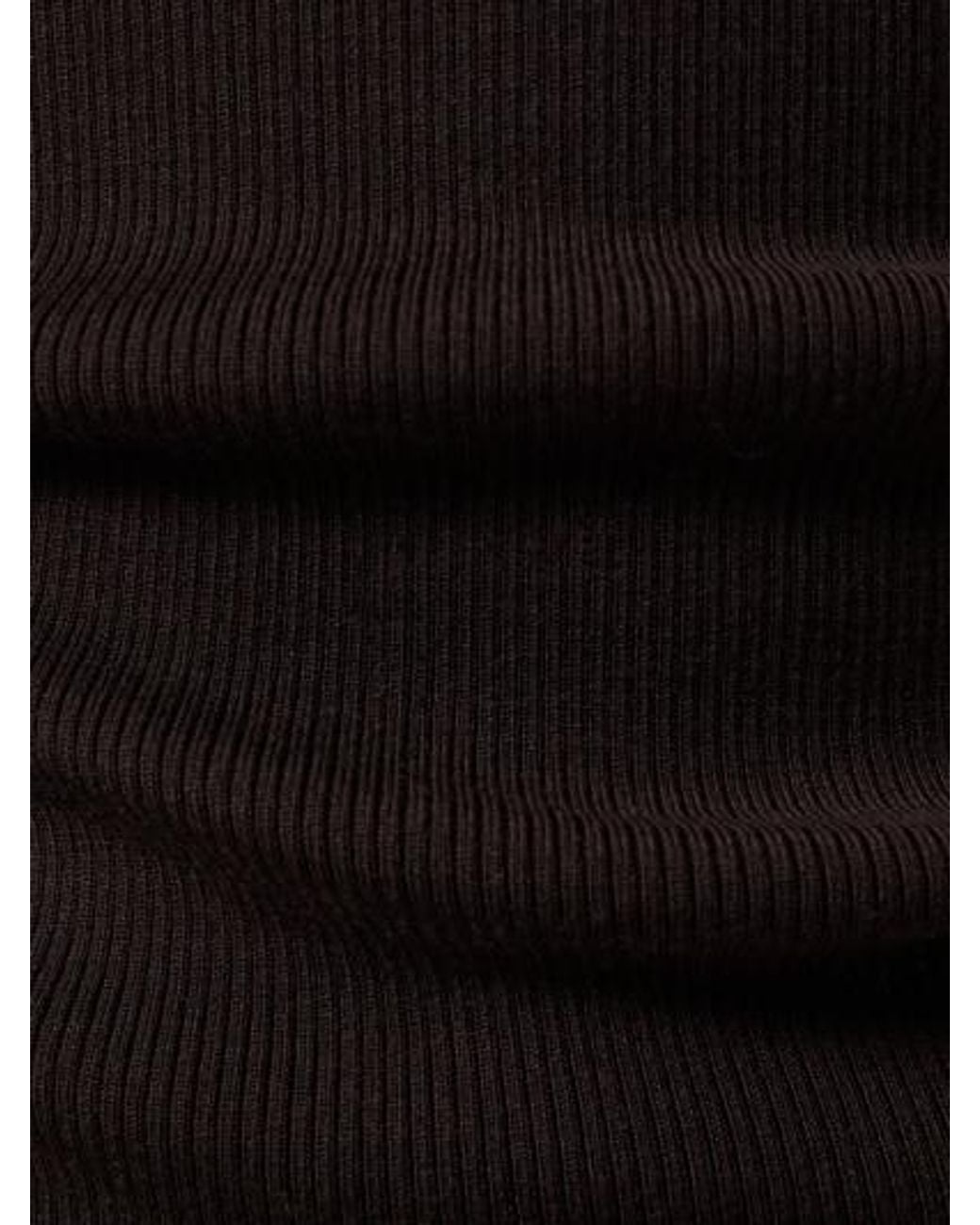 Michael Kors Black Crew Neck Knit Bodysuit