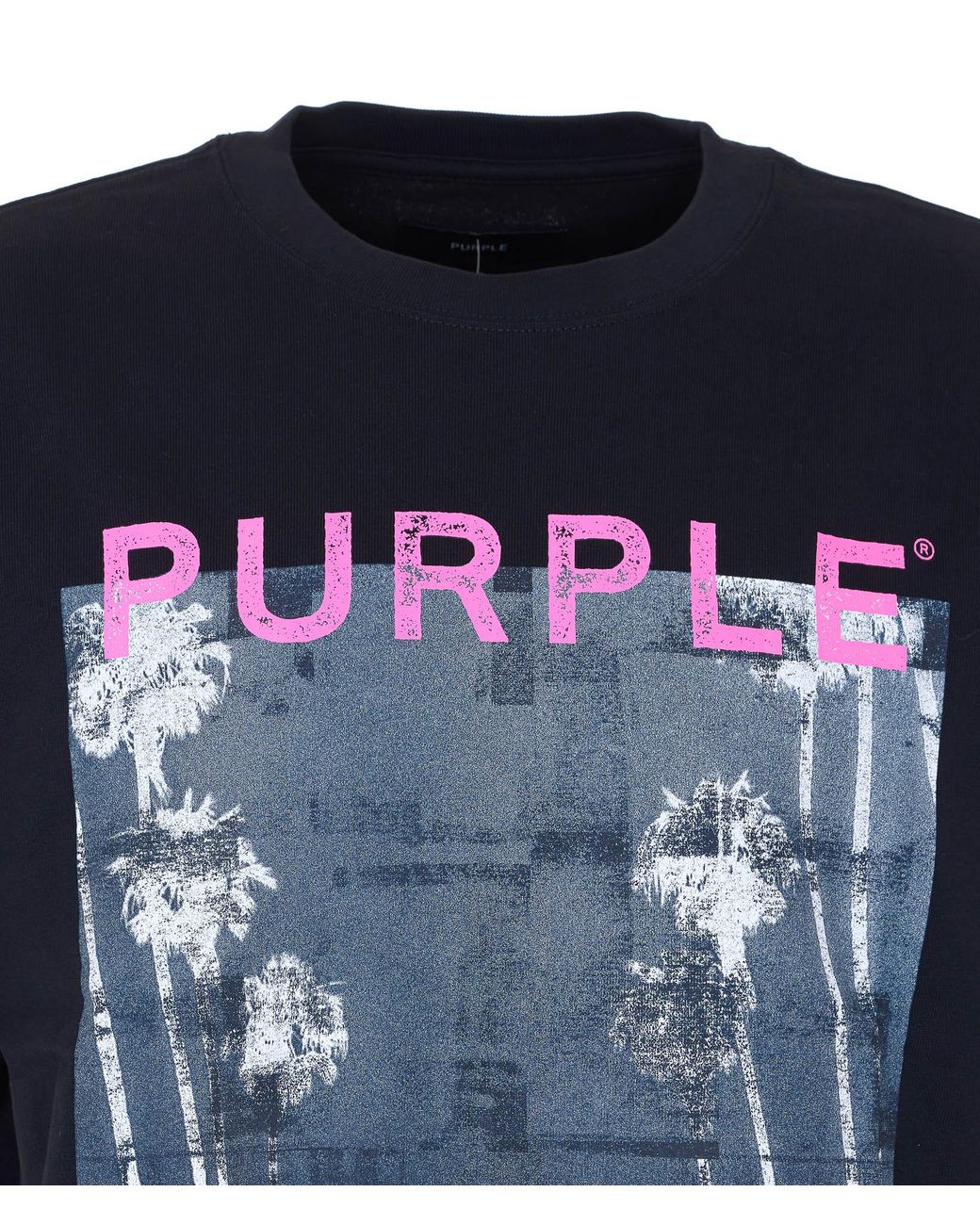 Purple Brand Blue Graphic Print T-Shirt for men