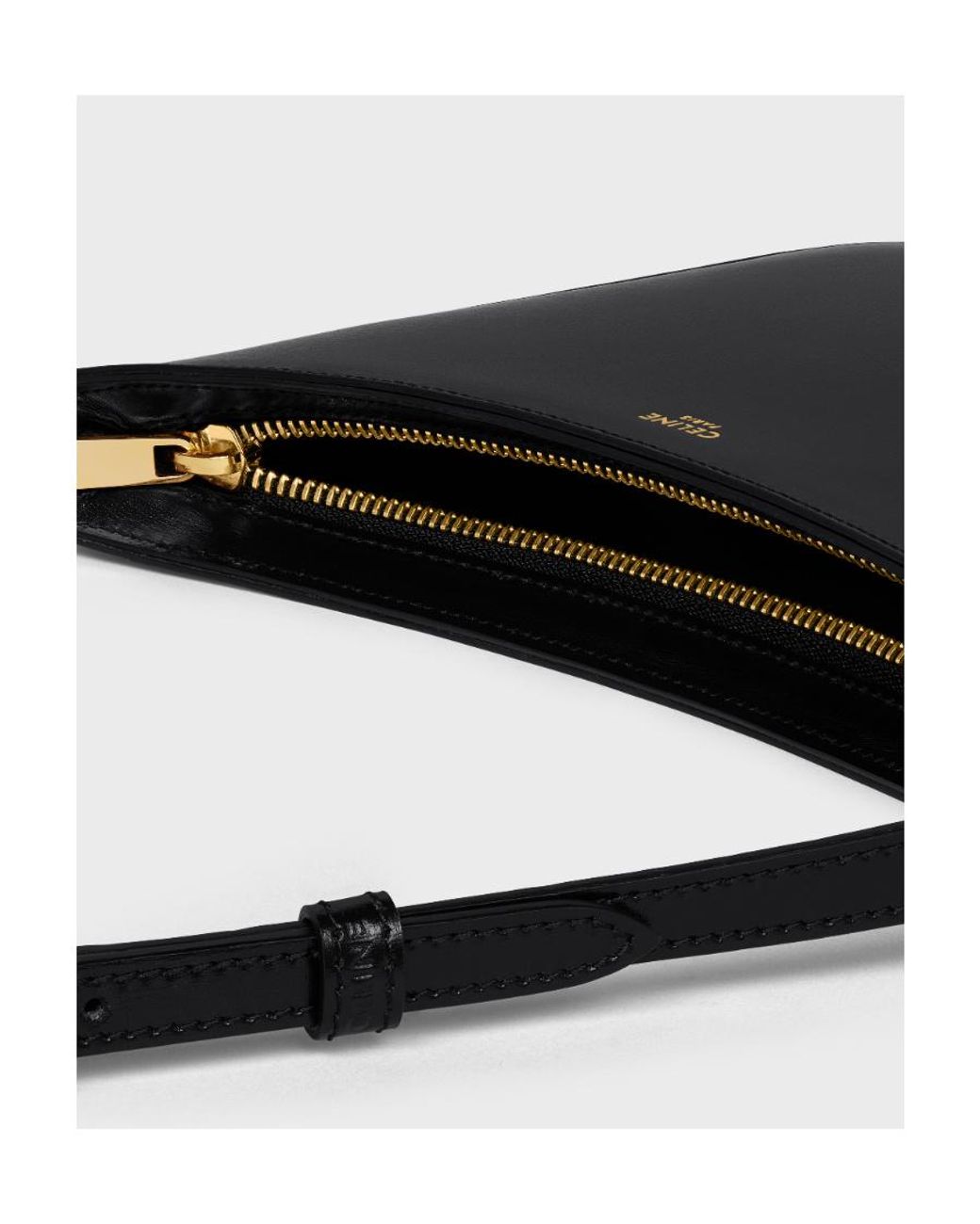 Céline Black Medium Croque Bag