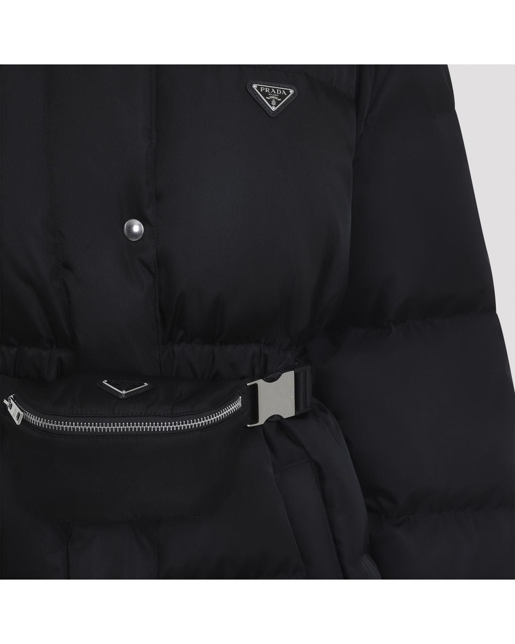 Prada Black Re-Nylon Down Jacket