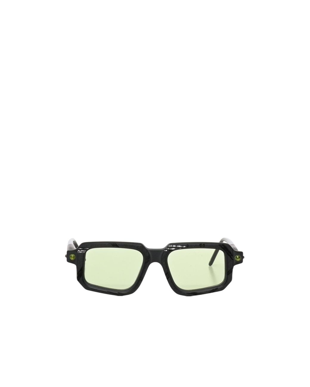 Kuboraum Multicolor Rectangular Acetate Sunglasses for men
