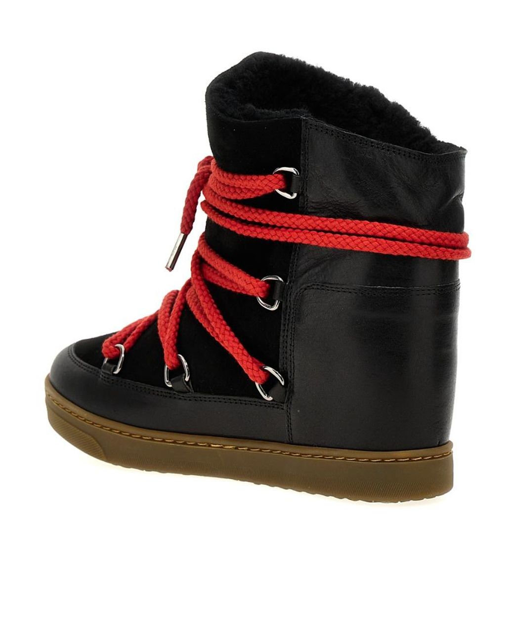 Isabel Marant Red Nowles Ankle Boots