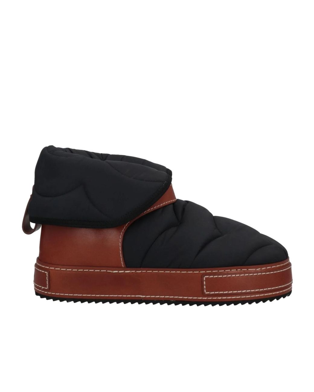 Chloé Blue Two-Tone Spliced Quilted Ankle Boots