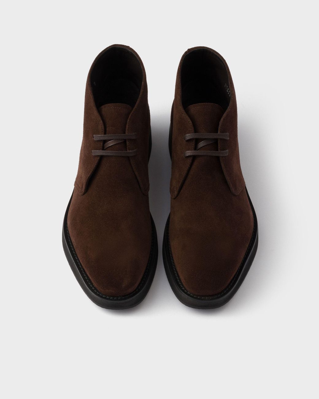 Prada Brown Suede Chukka Boots for men