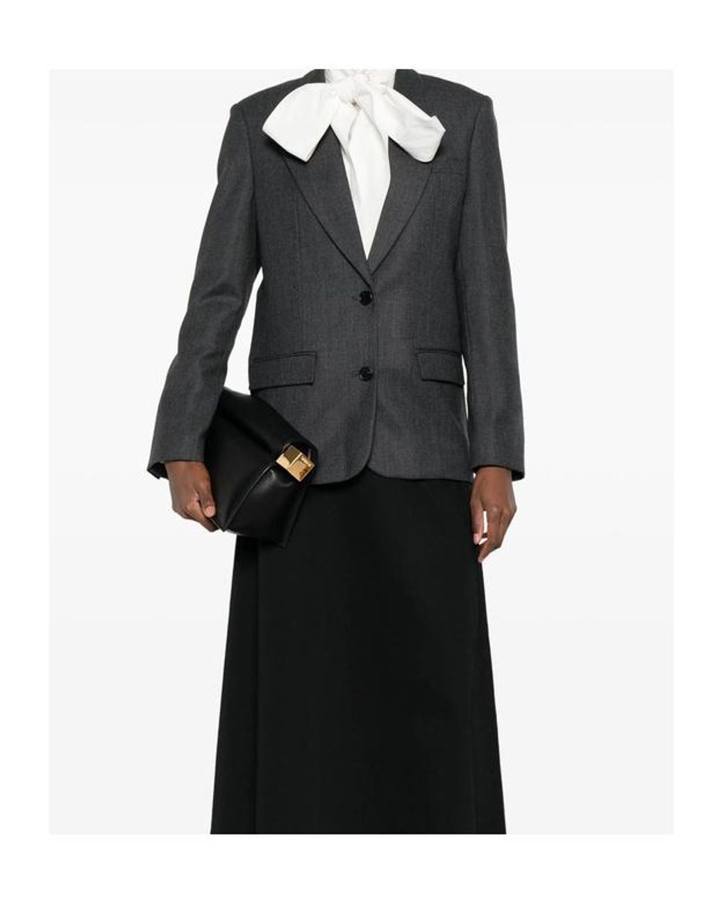 Anine Bing Gray Ross Single Breasted Blazer