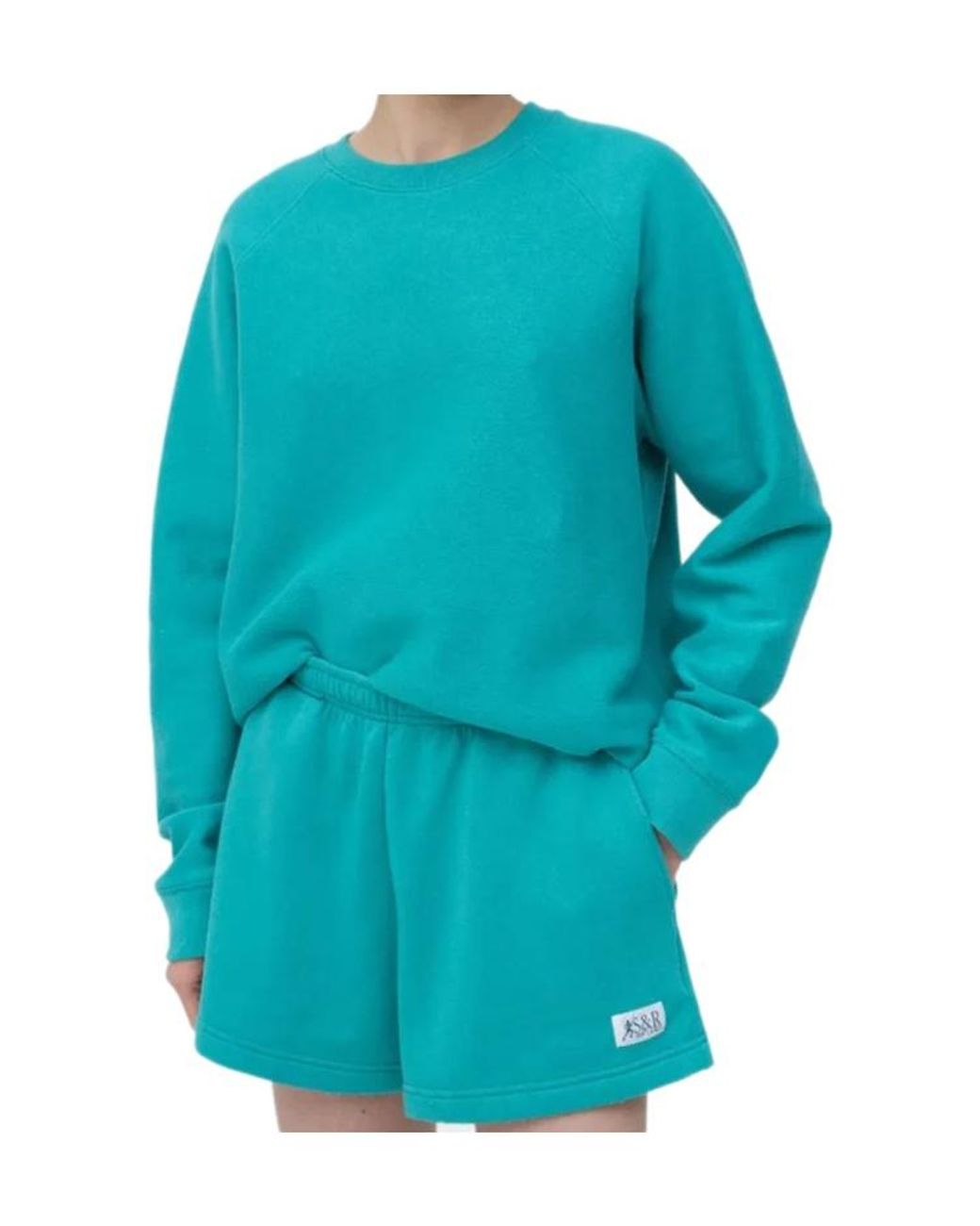 Sporty & Rich Blue Sr Disco Elastic-Waistband Pocket Shorts