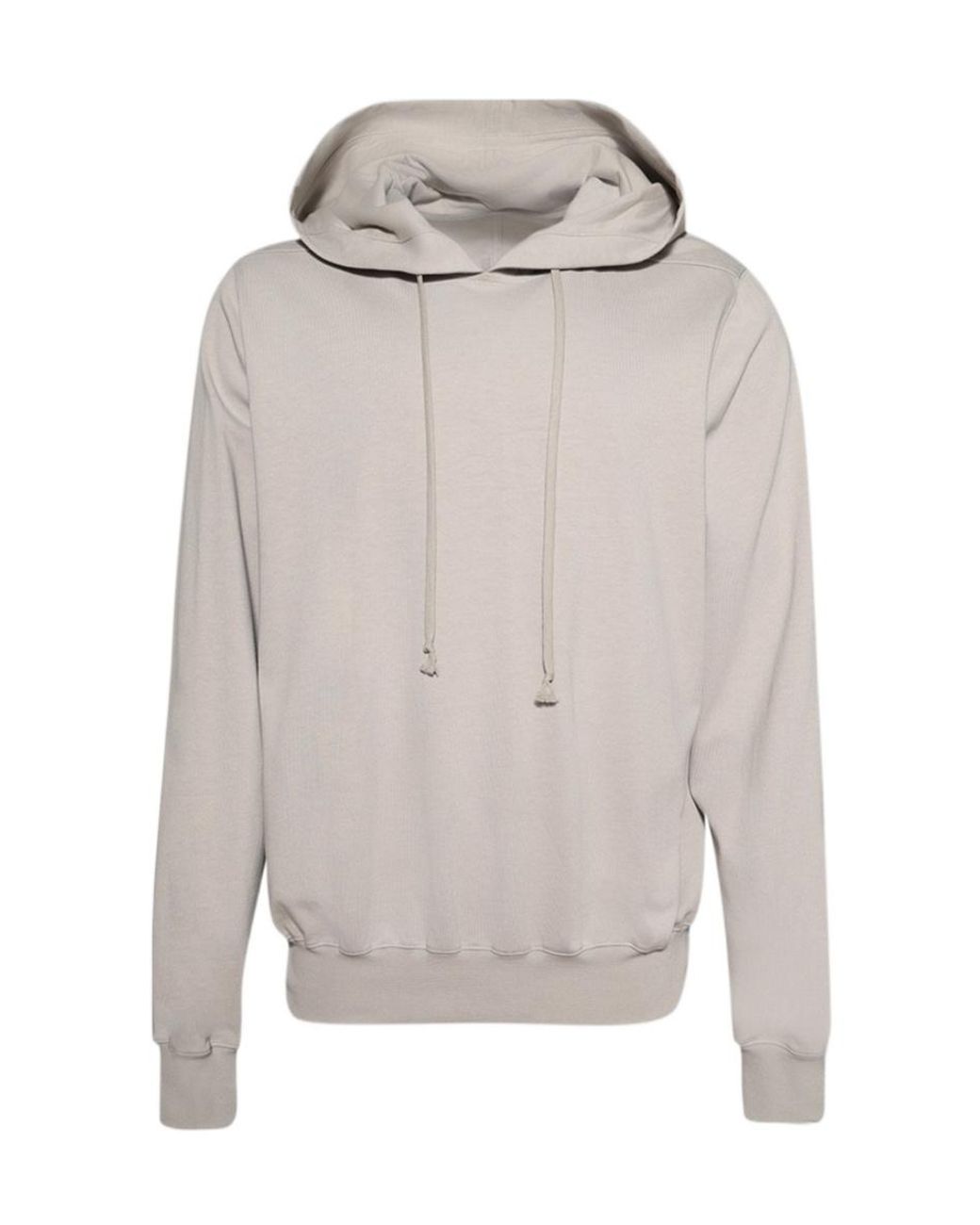 Rick Owens Gray Relaxed Fit Hoodie for men