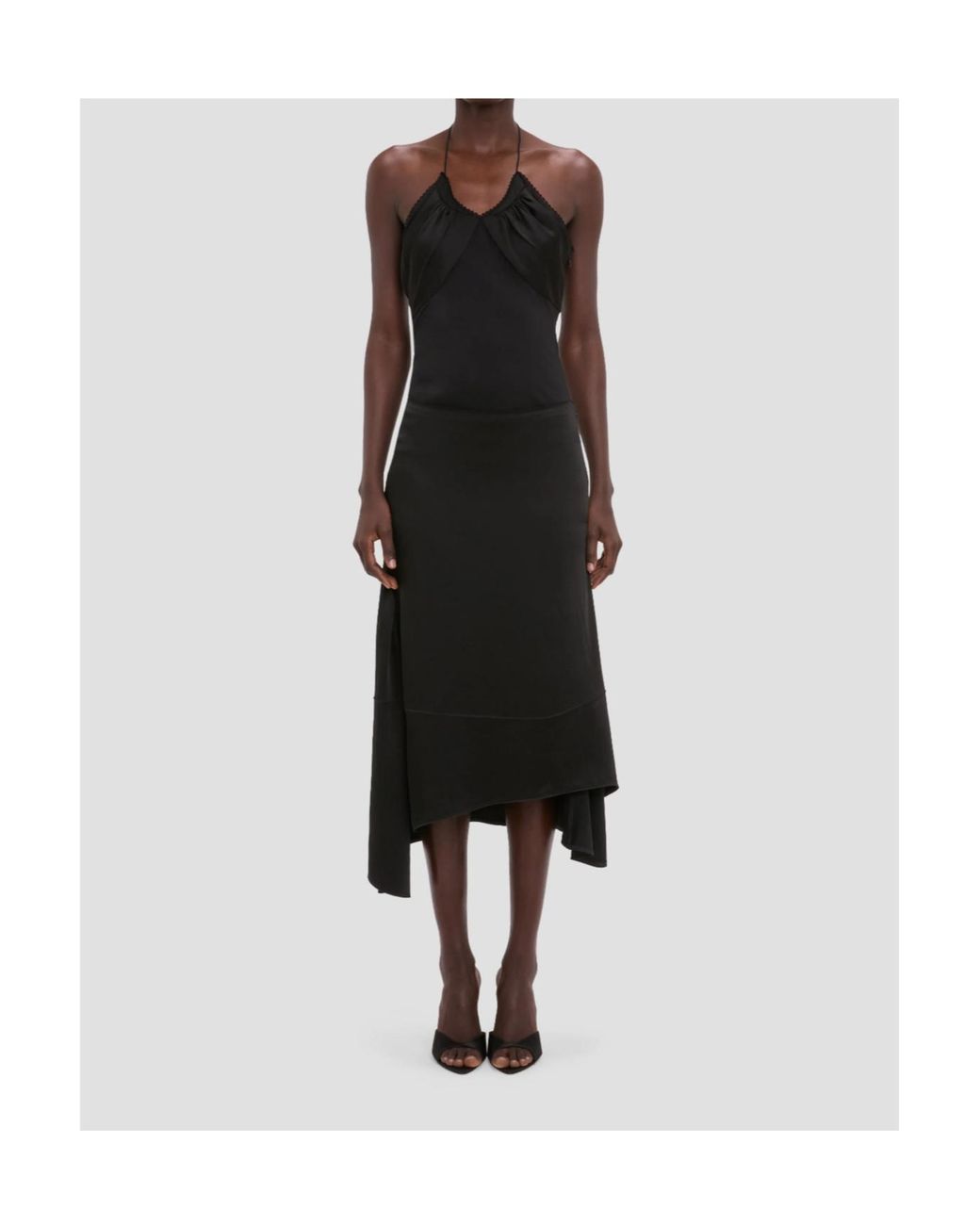 Victoria Beckham Black Asymmetrical Skirt