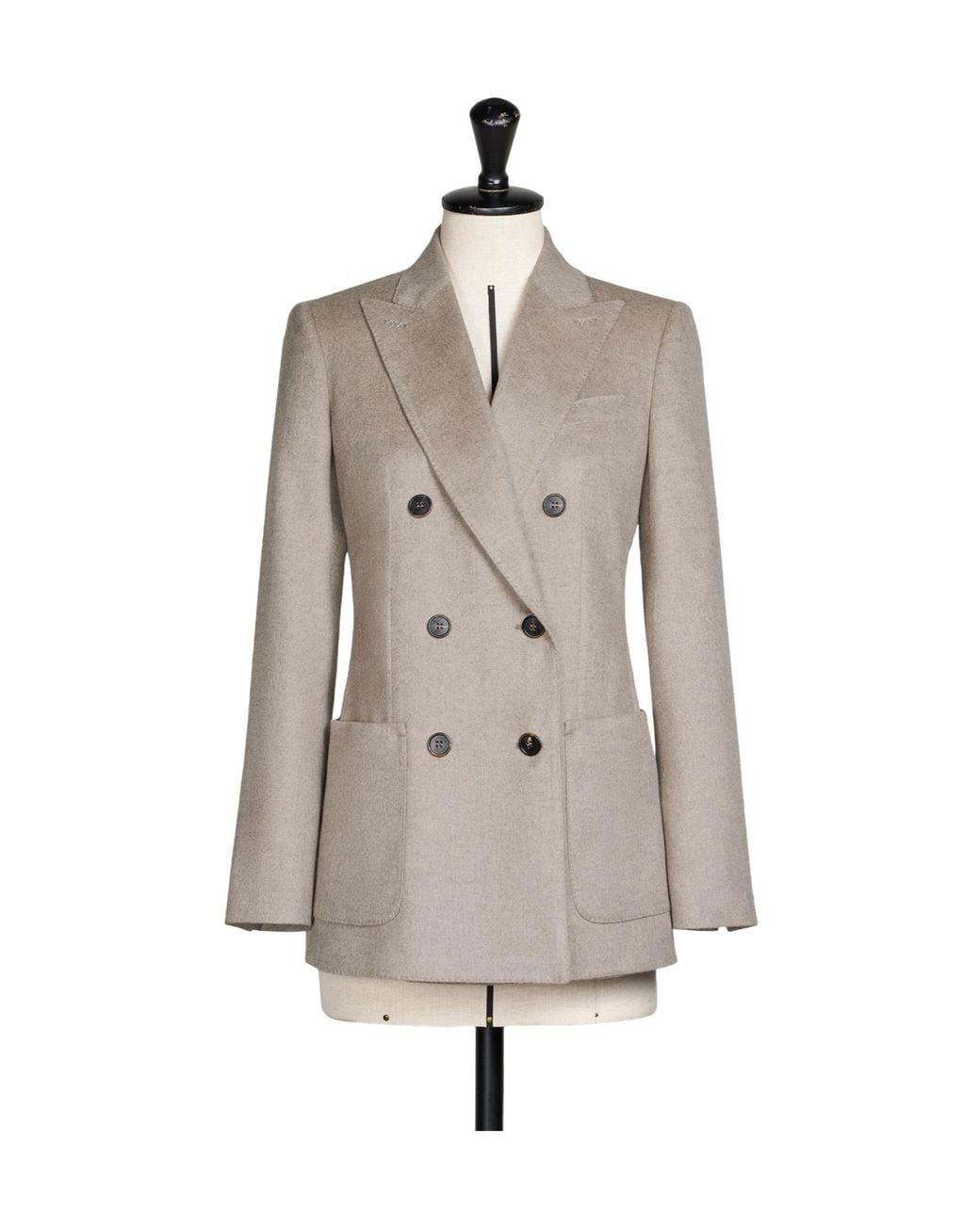 Max Mara Natural Mstvenere Double-Breasted Blazer