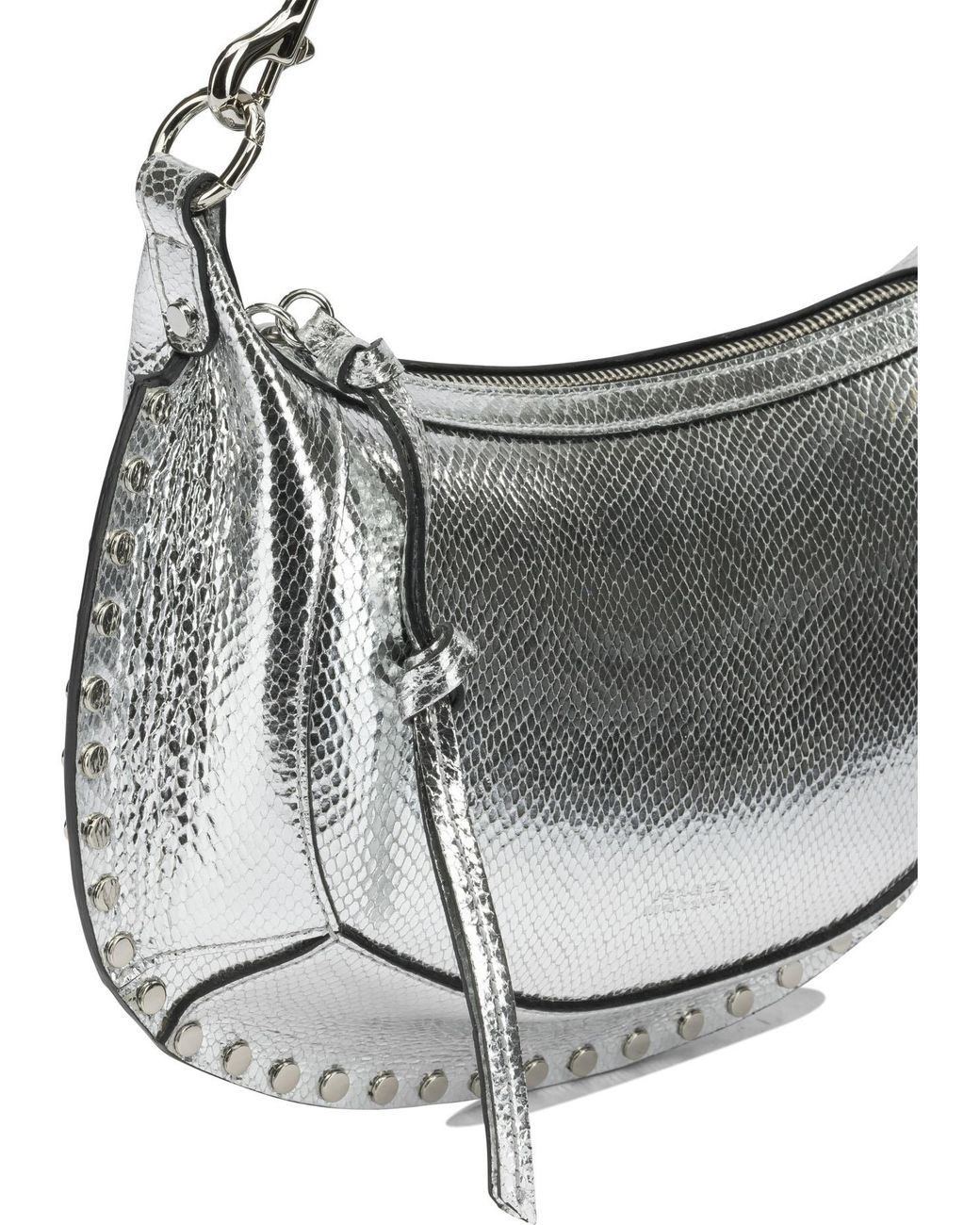 Isabel Marant White Oskan Moon Shoulder Bag