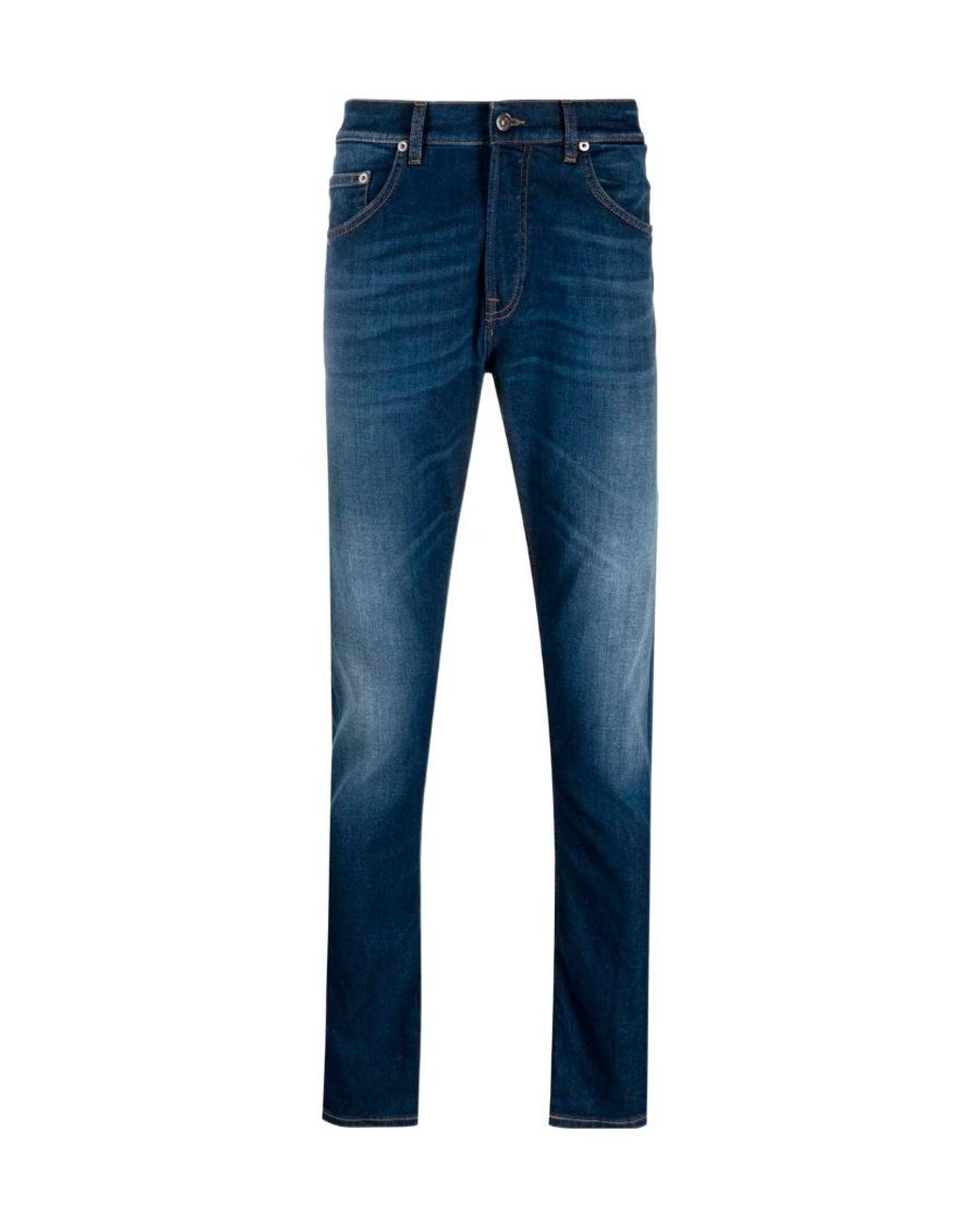 Dondup Blue Icon Straight-Leg Jeans for men