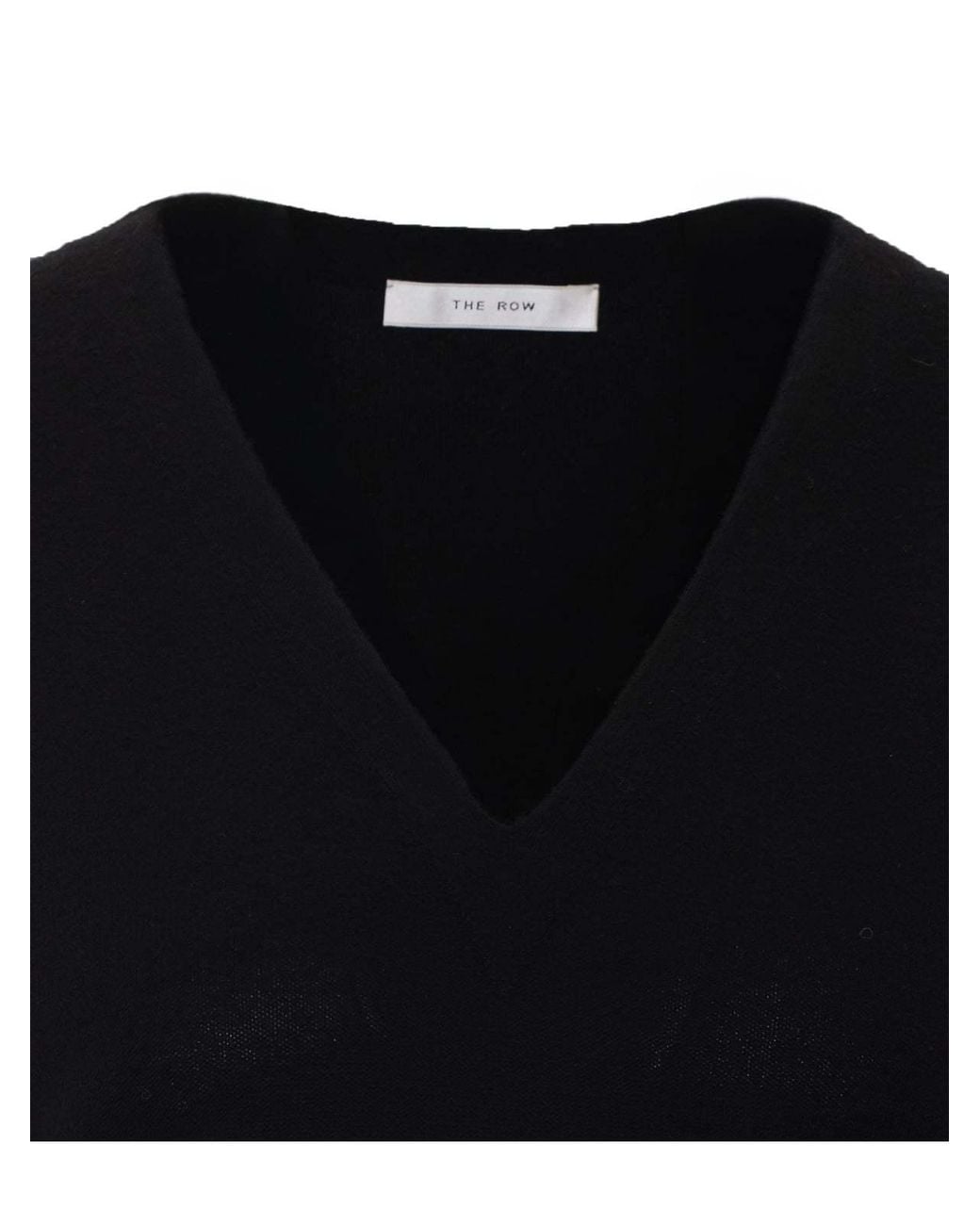 The Row Black Poesis Sweater