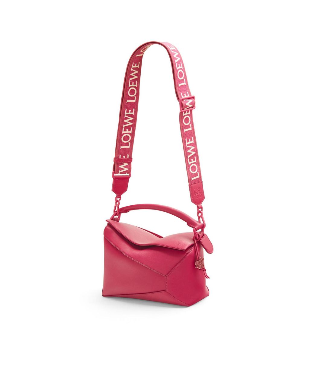 Loewe Pink Small Puzzle Shoulder Bag
