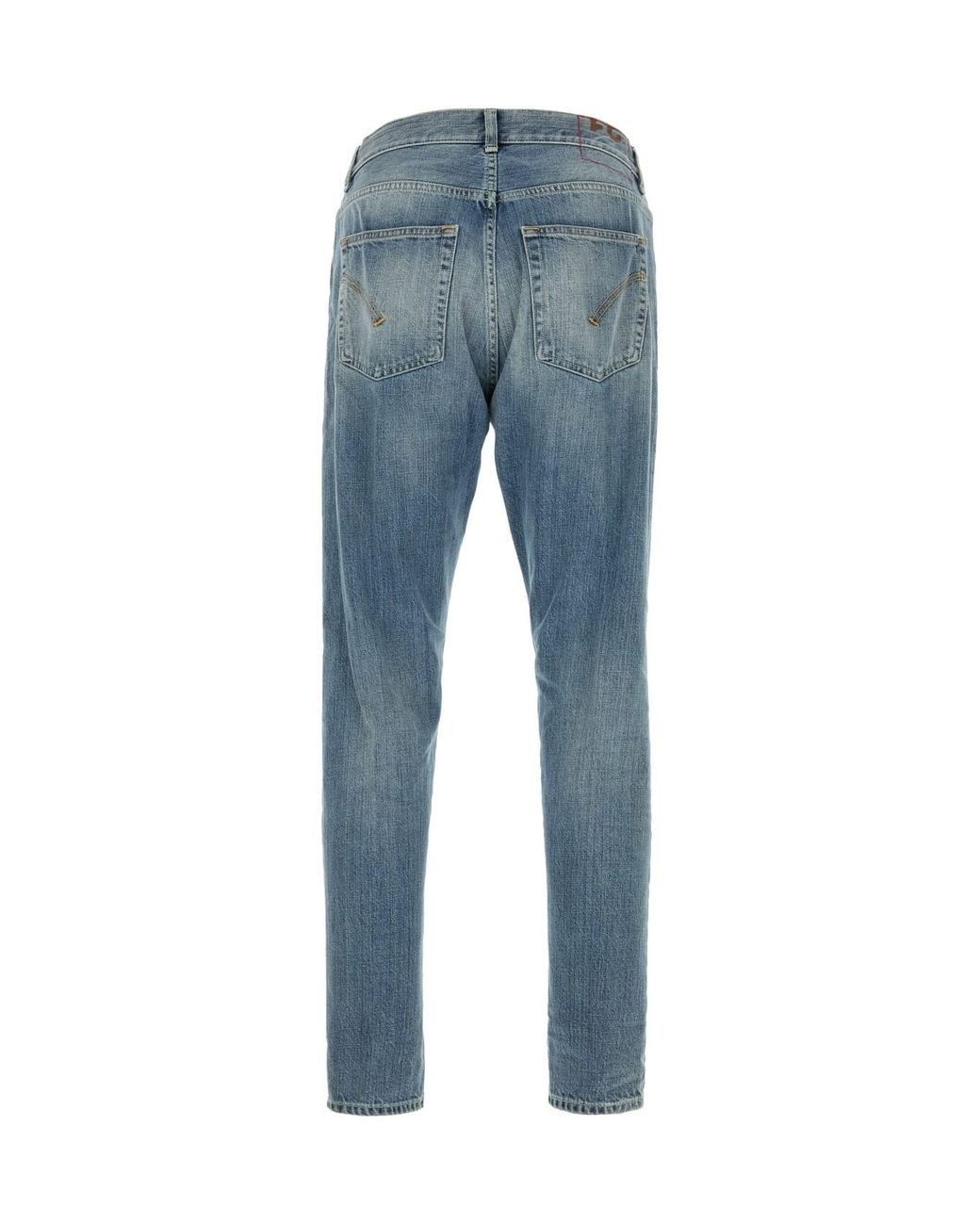 Dondup Blue Dian Straight-Leg Jeans for men