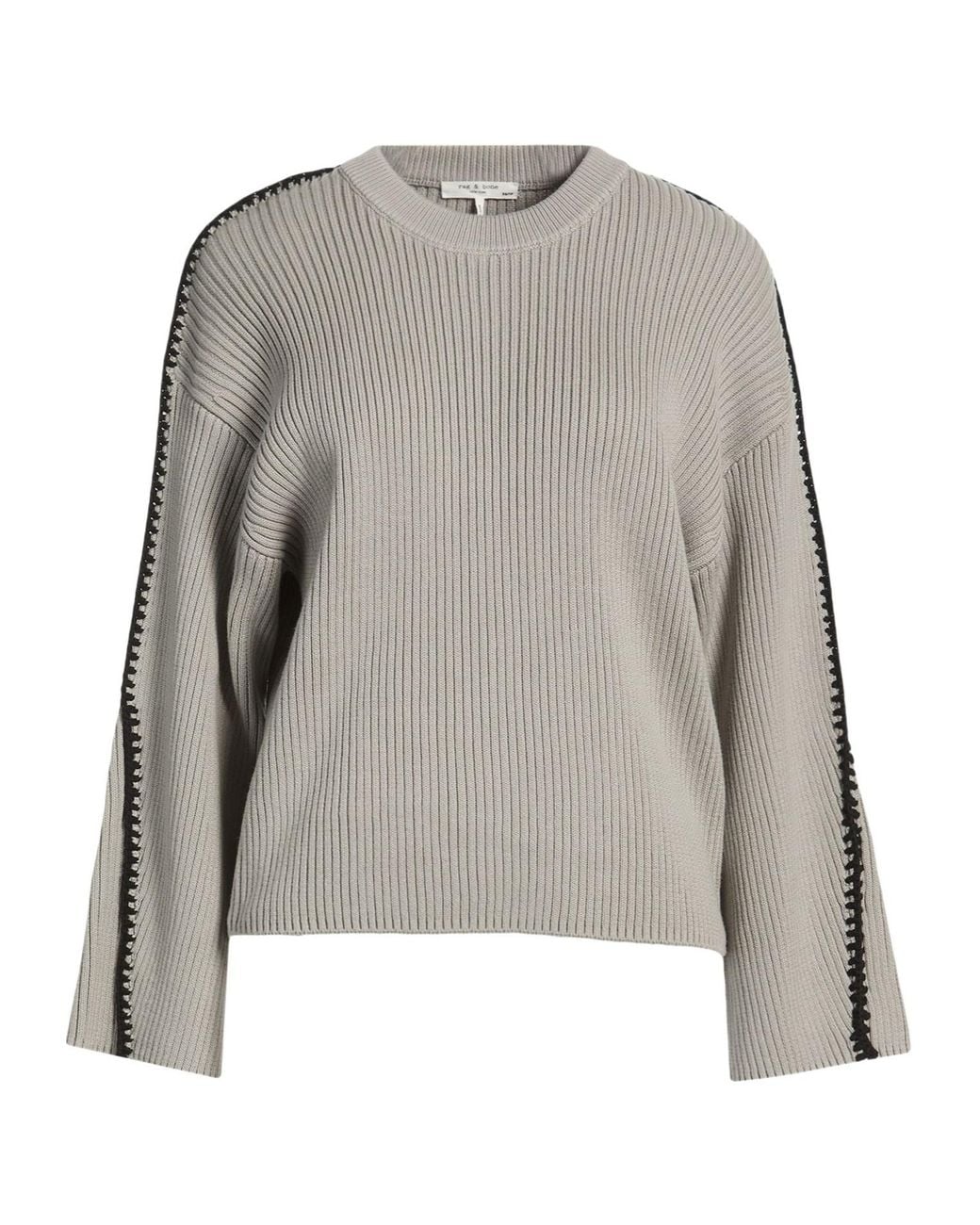 Rag & Bone Gray Solid-Colored Knitwear