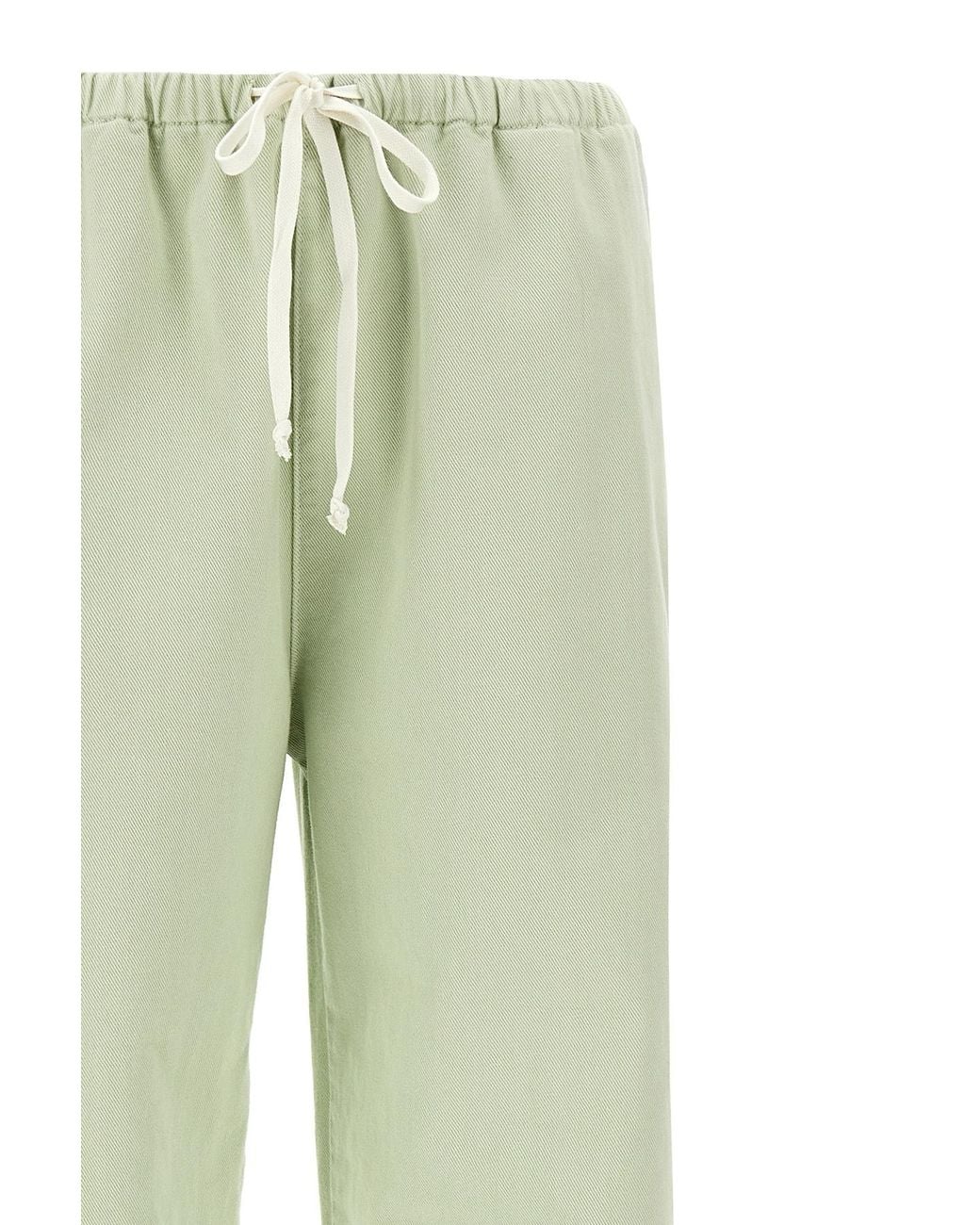 MM6 by Maison Margiela Green Drawstring Wide-Leg Pants