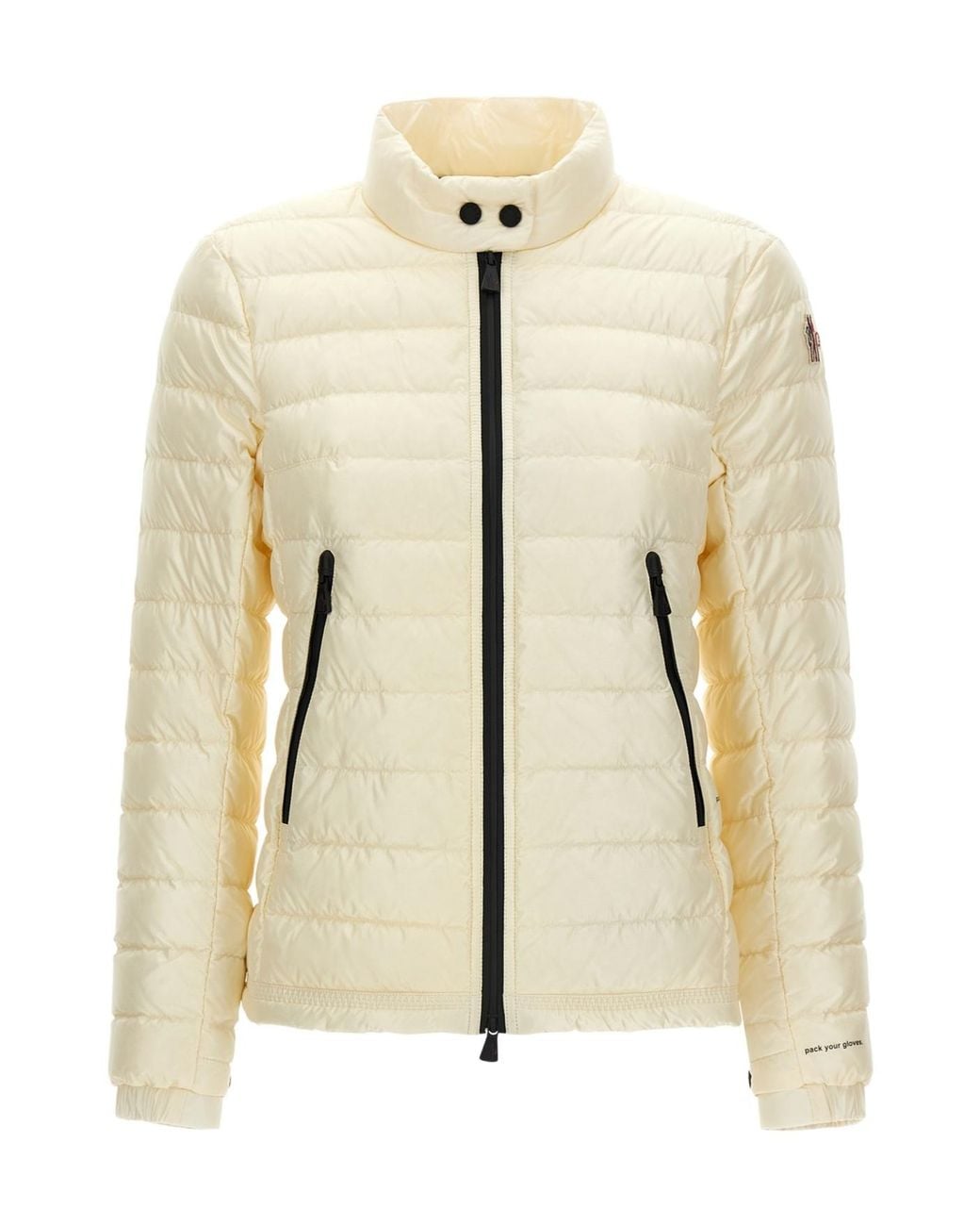 Moncler Natural Grenoble Walibi Packable Short Down Jacket