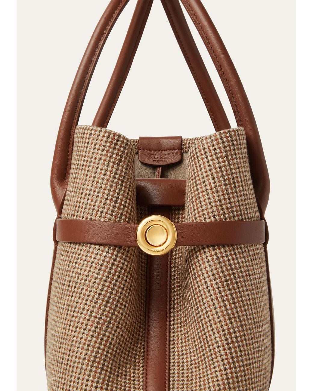 Loro Piana Brown Ghiera Handbag