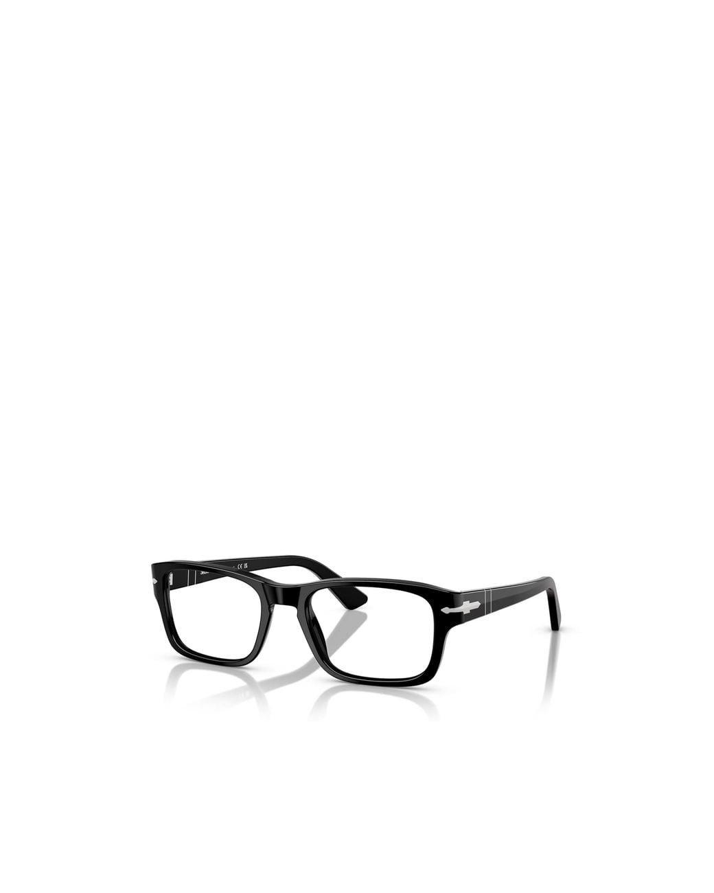 Persol White Geometric Flat Mirror for men