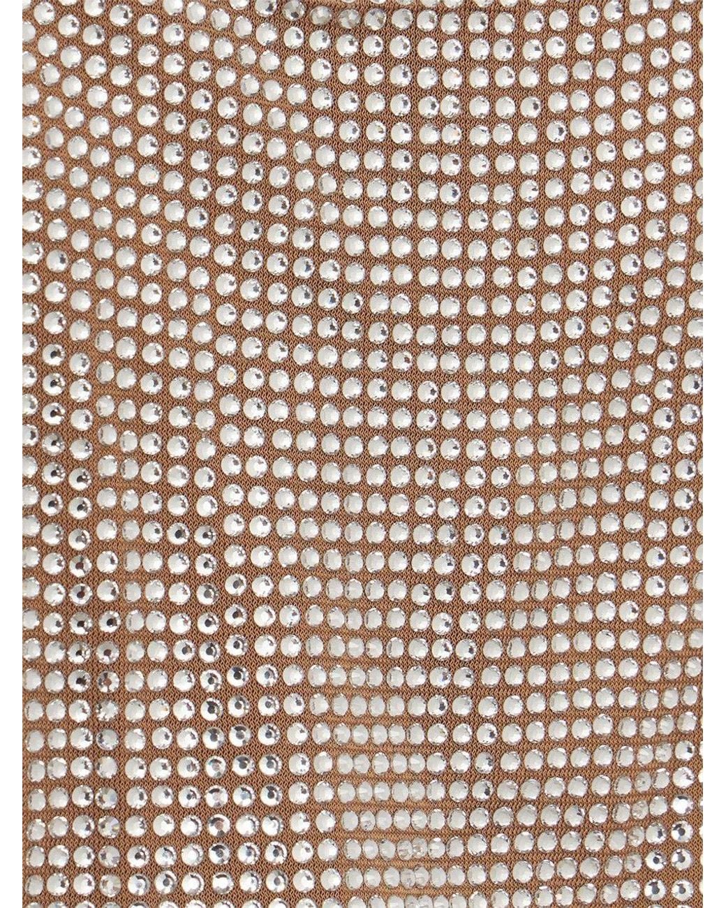 GIUSEPPE DI MORABITO White Cotton Poplin Shirt With Crystal Top