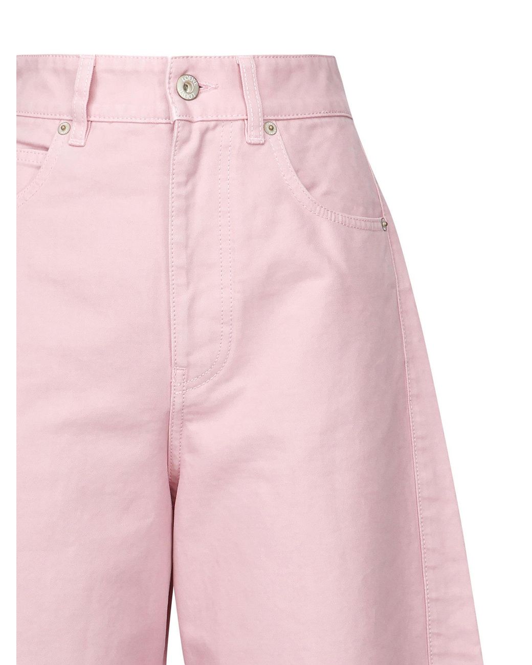 Loewe Pink Barrel Wide-Leg Trousers