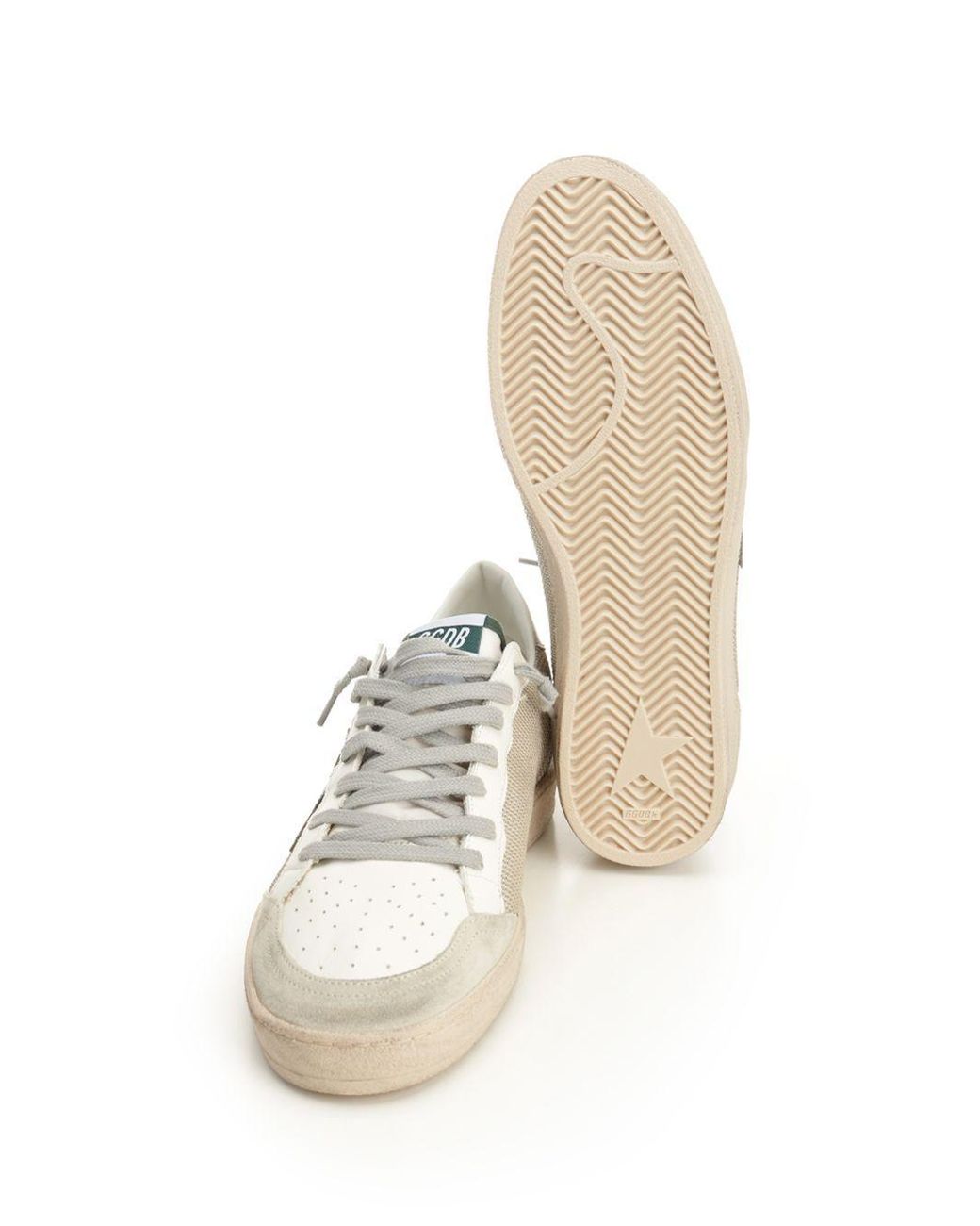 Golden Goose Deluxe Brand Multicolor Ballstar Net Lace-Up Sneakers for men