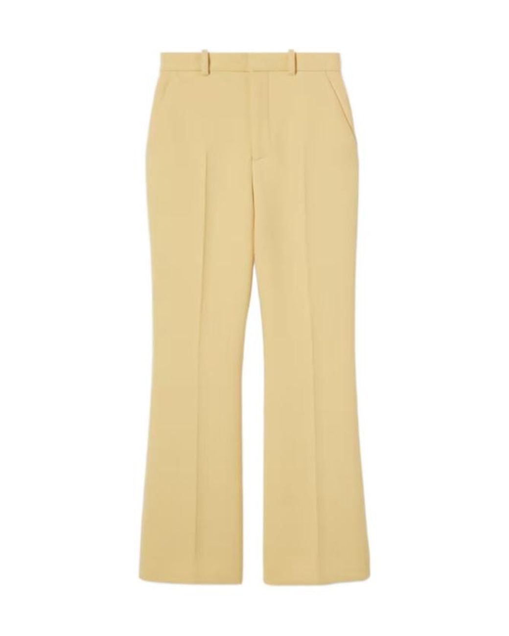 Gucci Yellow Straight-Leg Tailored Trousers