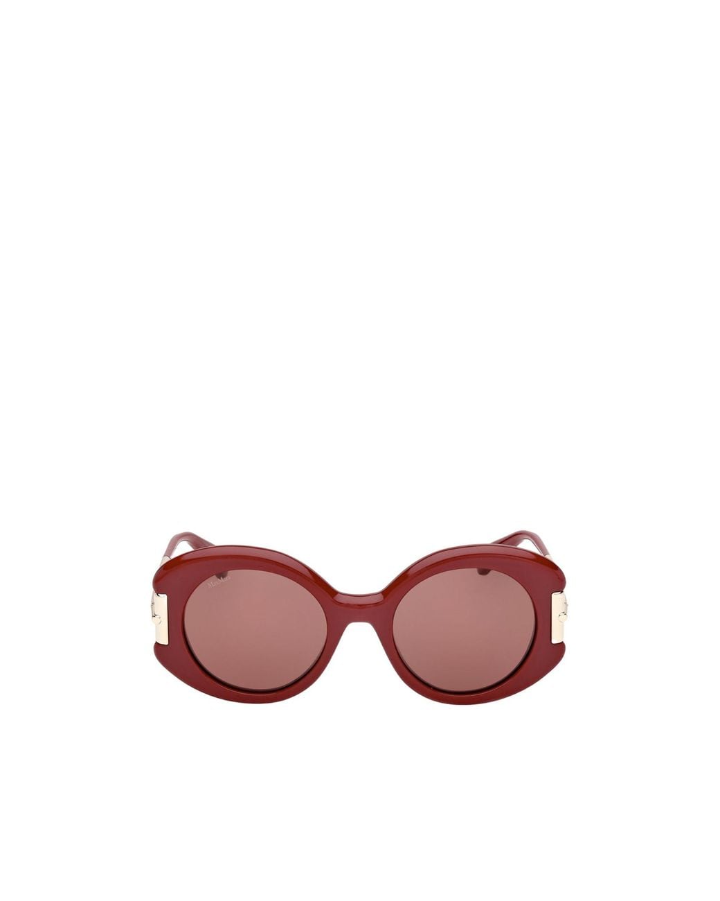 Max Mara Pink Round Frame Sunglasses