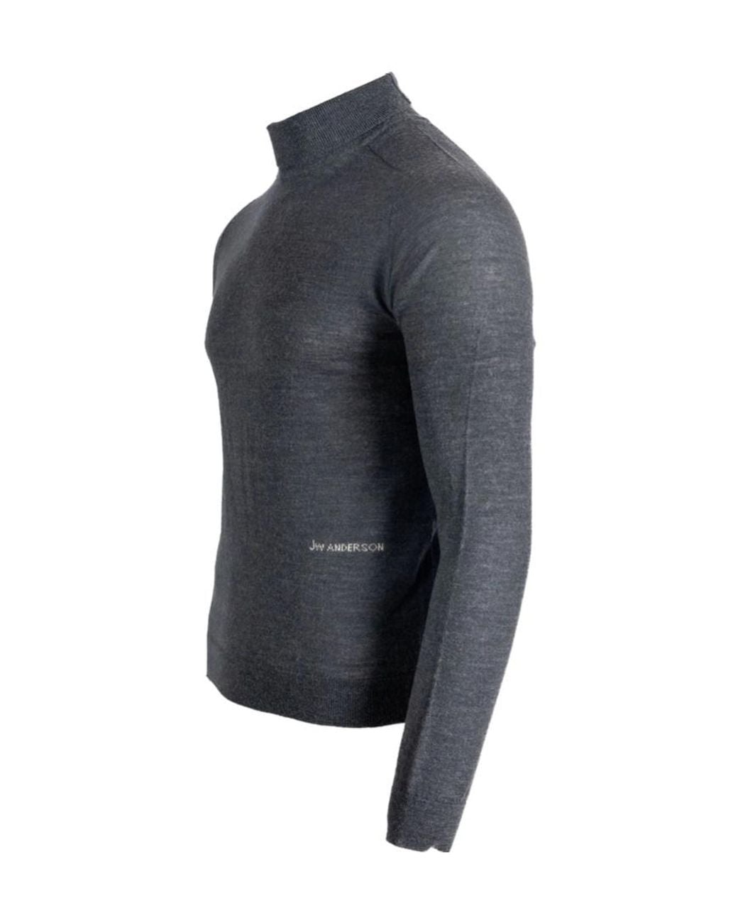 J.W. Anderson Blue Jw Anderson Turtleneck Knitted Jumper