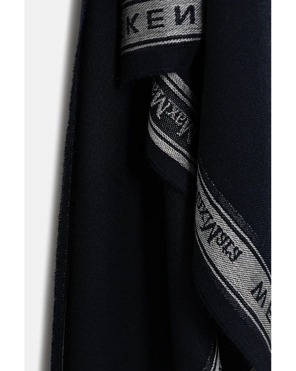 Weekend by Maxmara Black Tassel Scarf