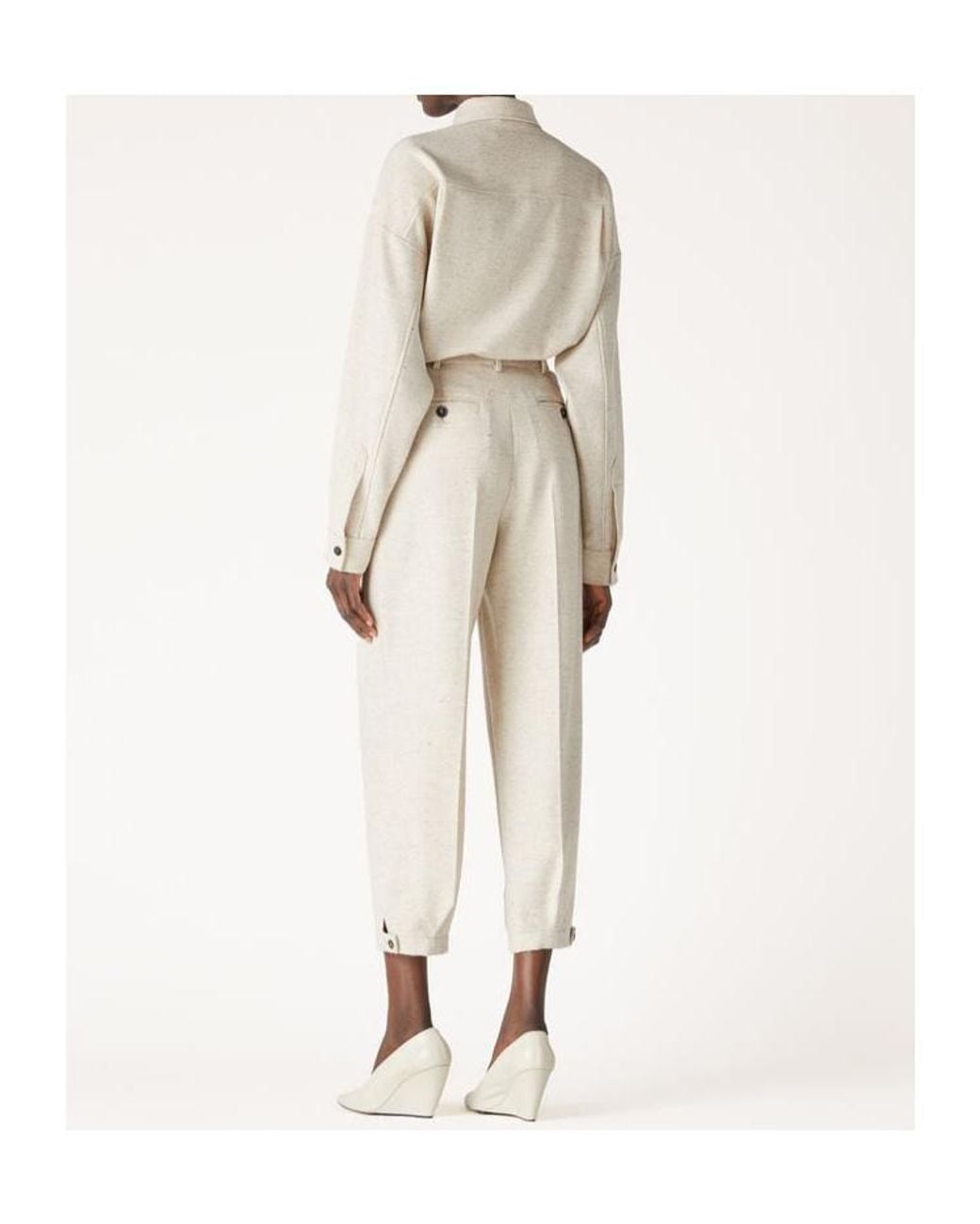 Loro Piana Natural Tapered Trousers
